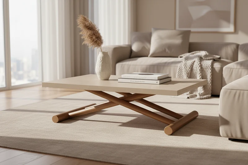Table basse relevable et extensible – Gingillo