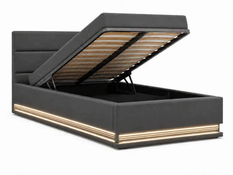 Lit coffre avec led - DARMON