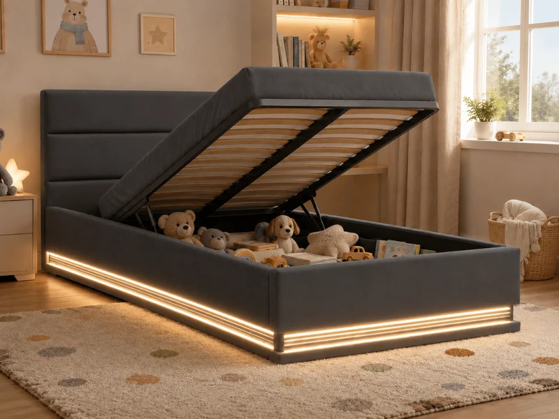Lit coffre avec led - DARMON