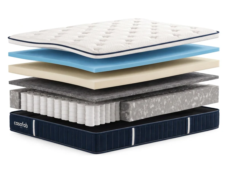 Matelas à ressorts ensachés épaisseur 25 cm - DENALI
