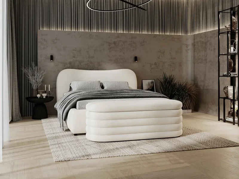 Lit coffre design - INES