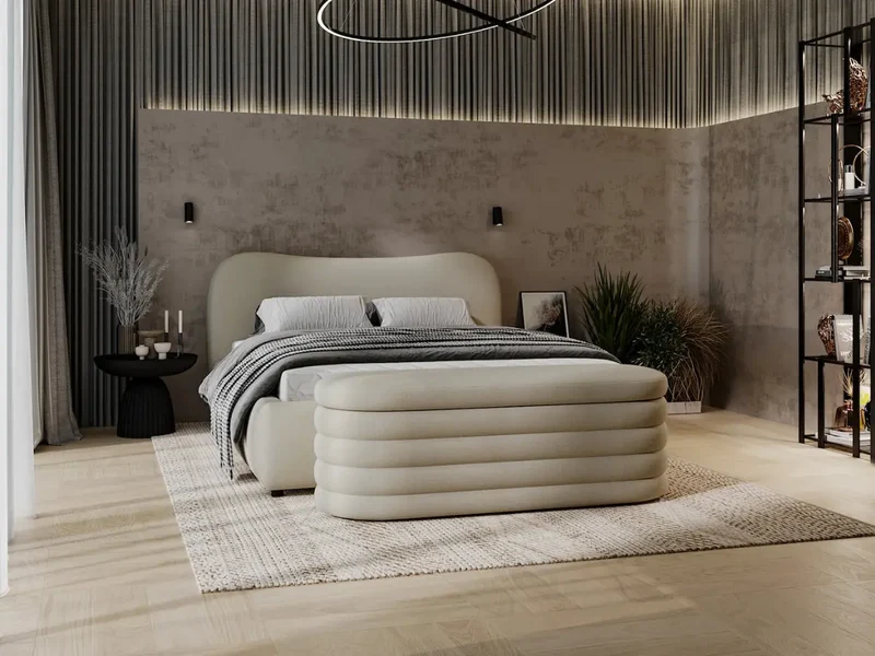 Lit coffre design - INES
