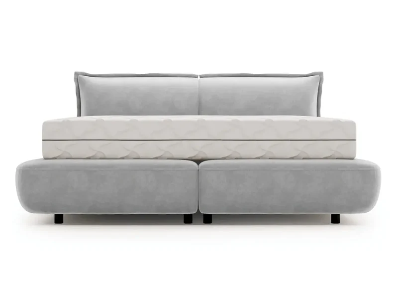 Lit design double sommier - NORA