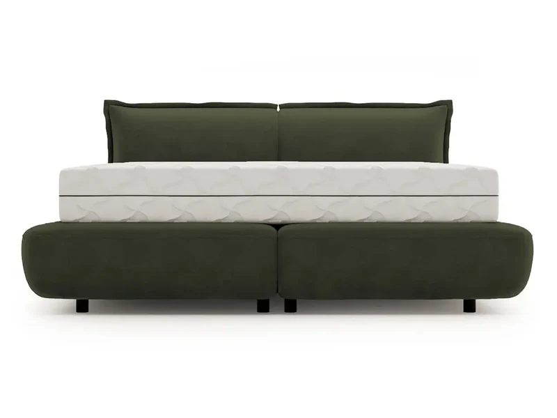 Lit design double sommier - NORA