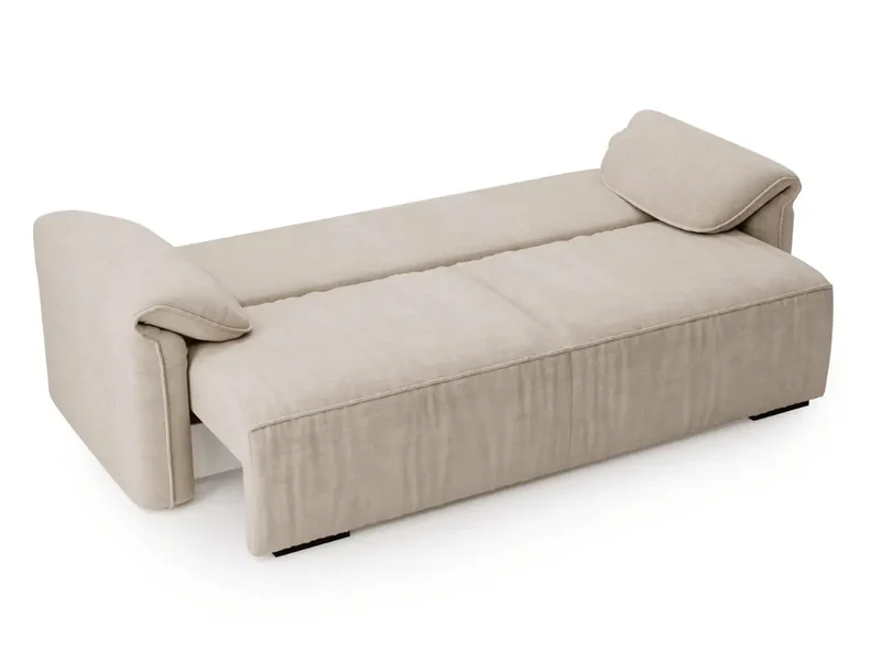 Canapé convertible 3 places avec coffre de rangement GREVIN