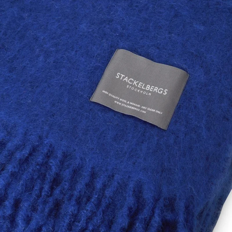 Plaid Mohair Indigo