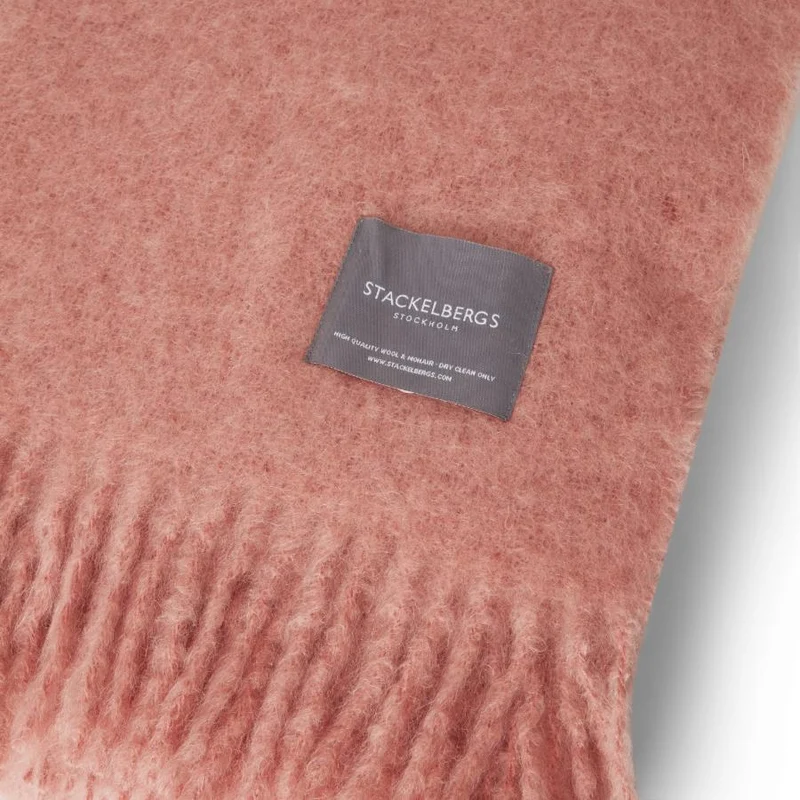 Plaid Mohair Rose antique