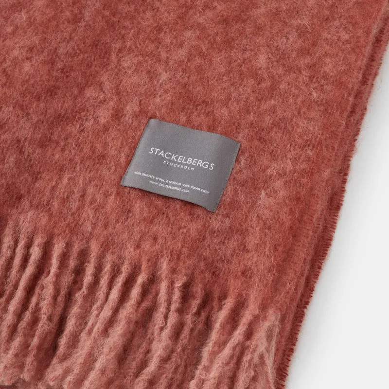 Plaid Mohair Brique