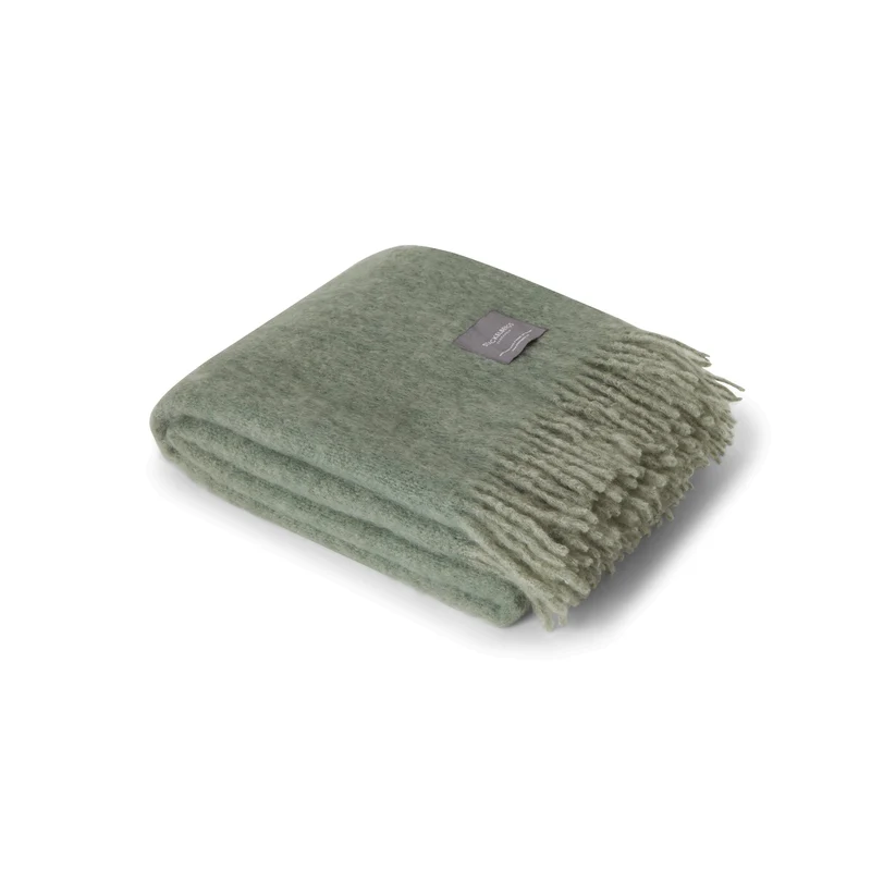 Plaid Mohair Baie verte