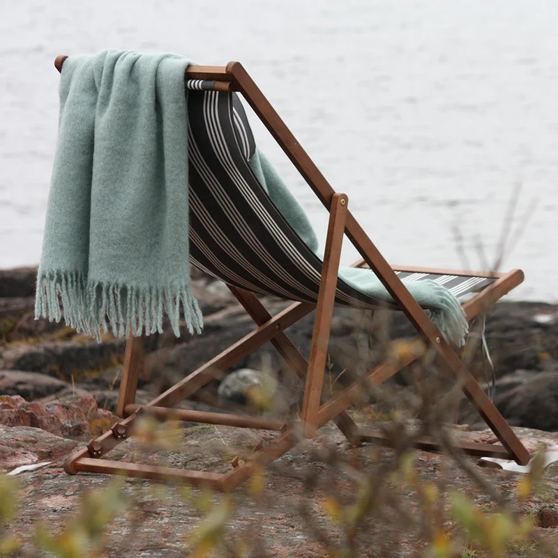 Plaid Mohair Baie verte