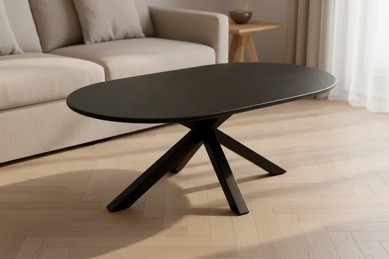Table basse ovale céramique - Ophelie