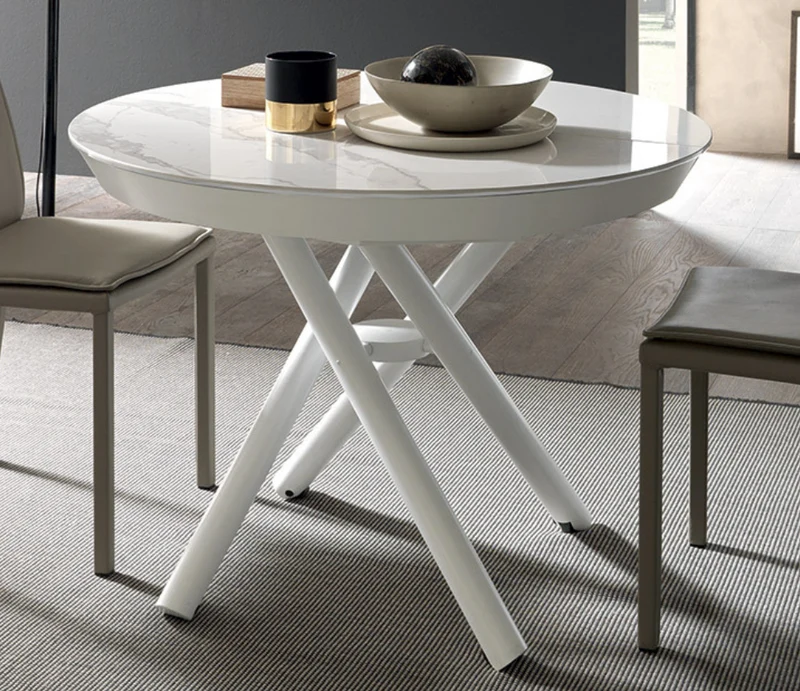 Table basse relevable ronde extensible – Helios