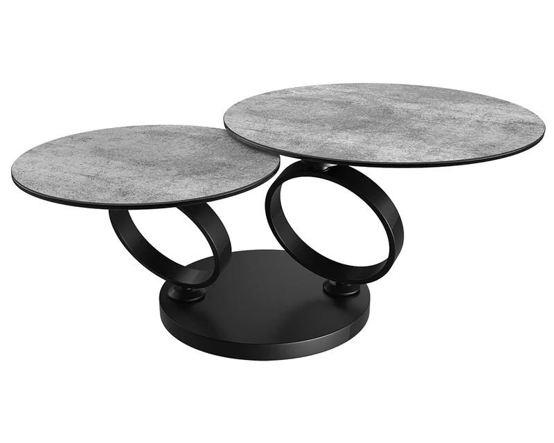 Table basse céramique ronde pivotante - Rosy