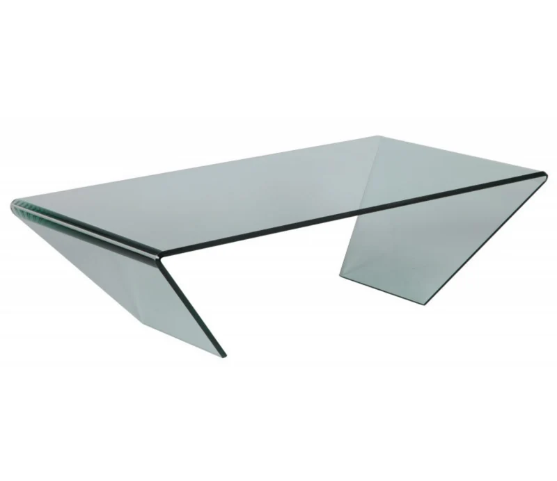 Table basse en verre rectangulaire - Kidsy