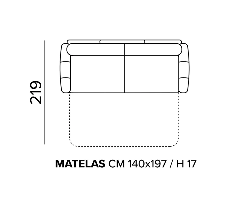 Canapé 3 places convertible rapido beige - Billy