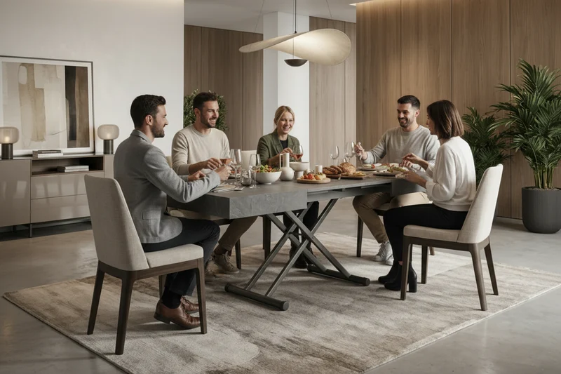 Table basse relevable et extensible – Carine
