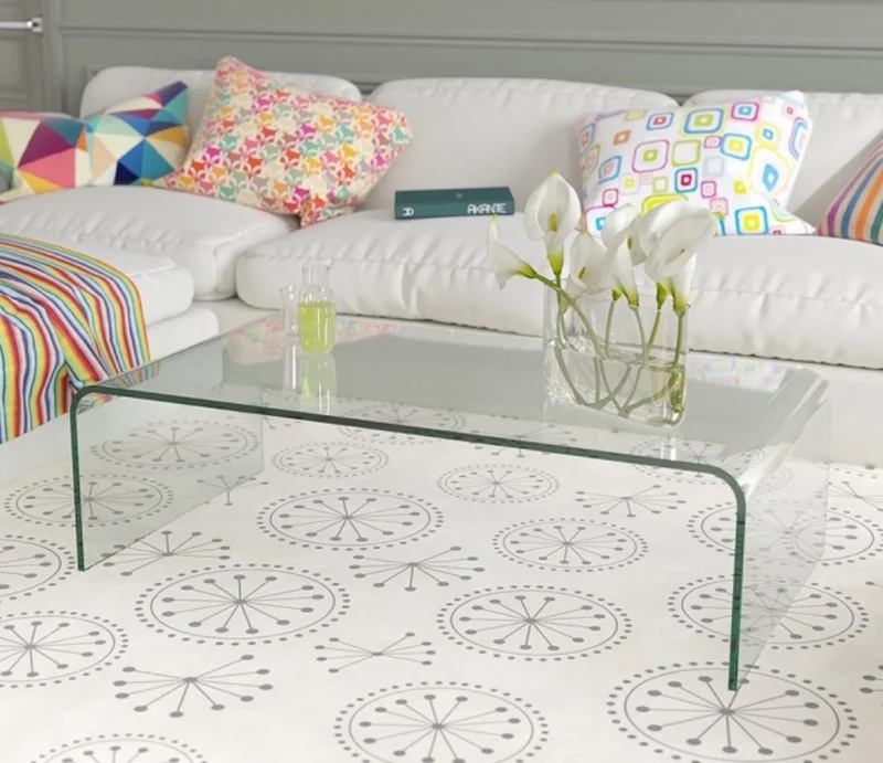 Table basse en verre - Domy