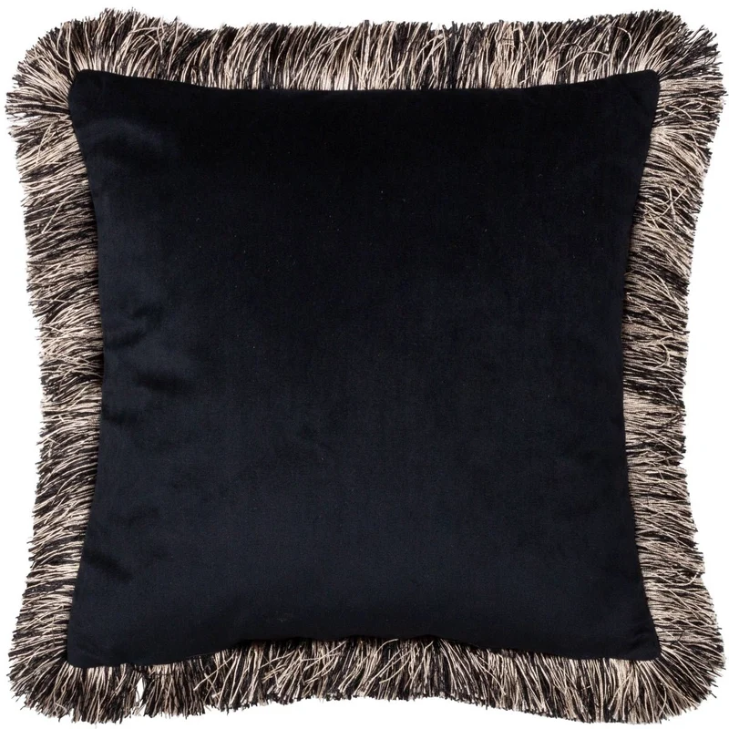 Coussin à franges Vert jungle