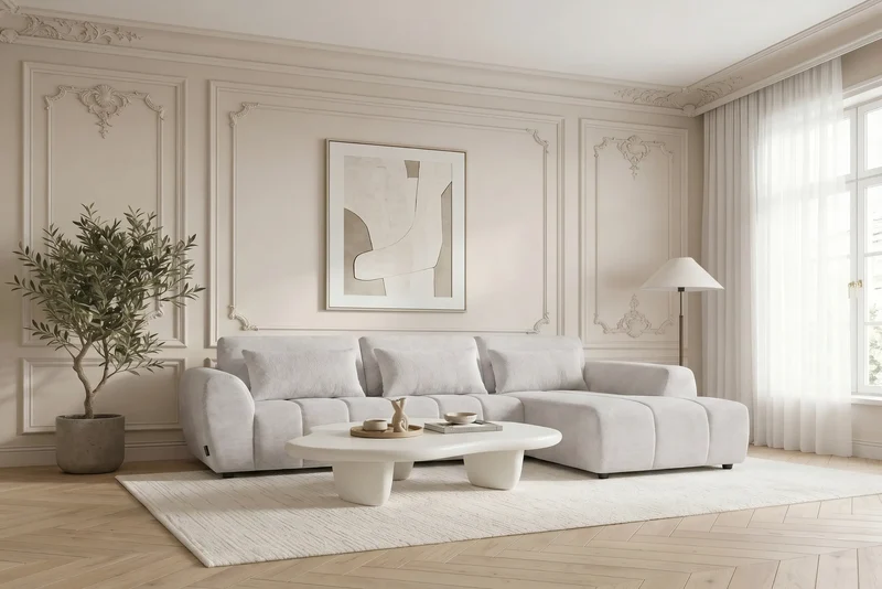 Canapé d'angle de Salon RAVENA - 295 x 190 cm