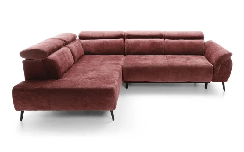 Canapé d'angle Convertible Électrique GENÈVE II - 284 x 208 cm