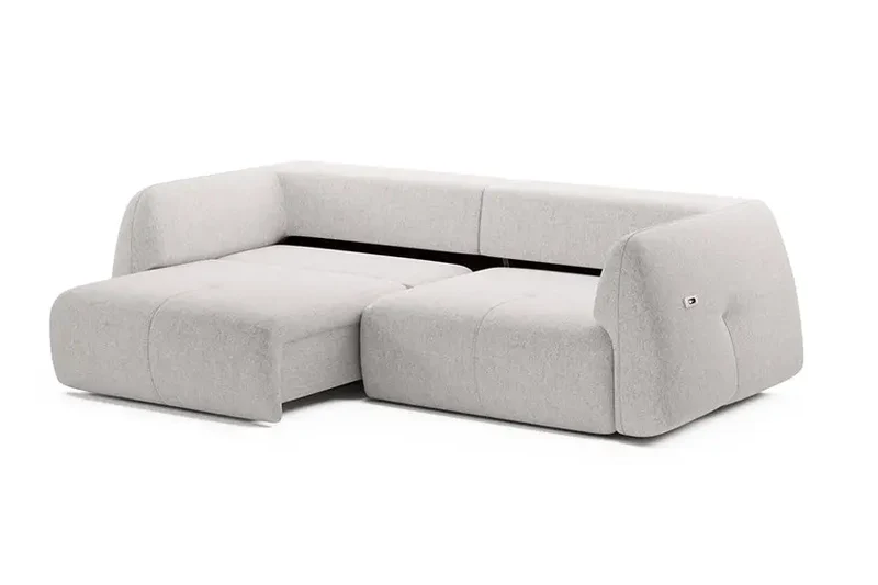 Canapé Droit Convertible avec Assise Électrique CAMARO - 254 x 115 cm