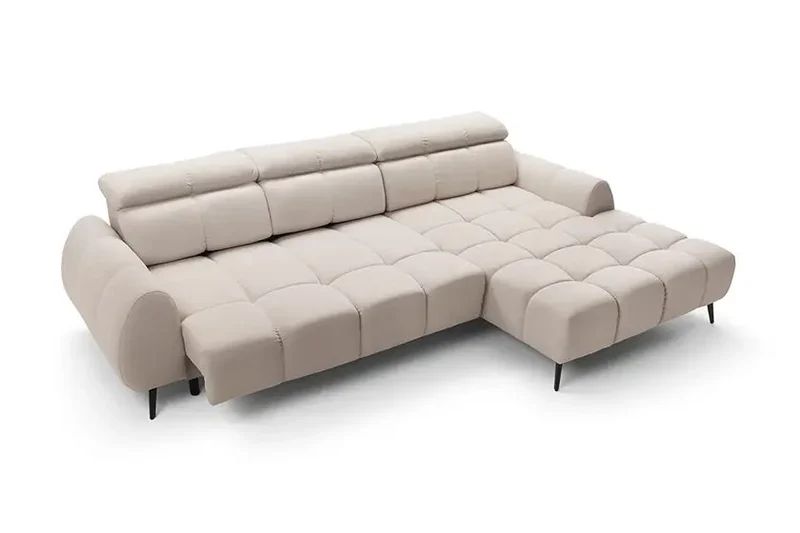Canapé d'angle avec Assise Électrique PINA - 295 x 236 cm