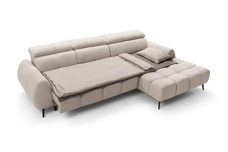 Canapé d'angle avec Assise Électrique PINA - 295 x 236 cm