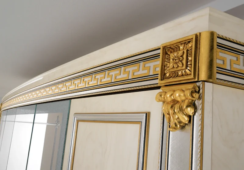 Chambre complète italienne armoire 4 portes - Liberty