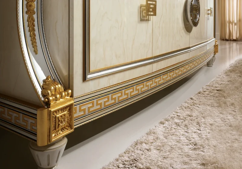 Chambre complète italienne armoire 4 portes - Liberty