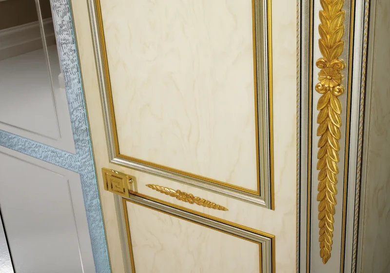 Chambre complète italienne armoire 4 portes - Liberty