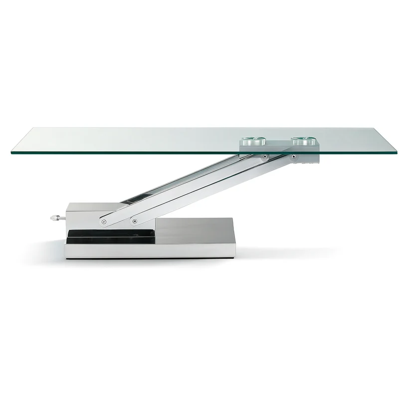 Table basse relevable en verre - Bea