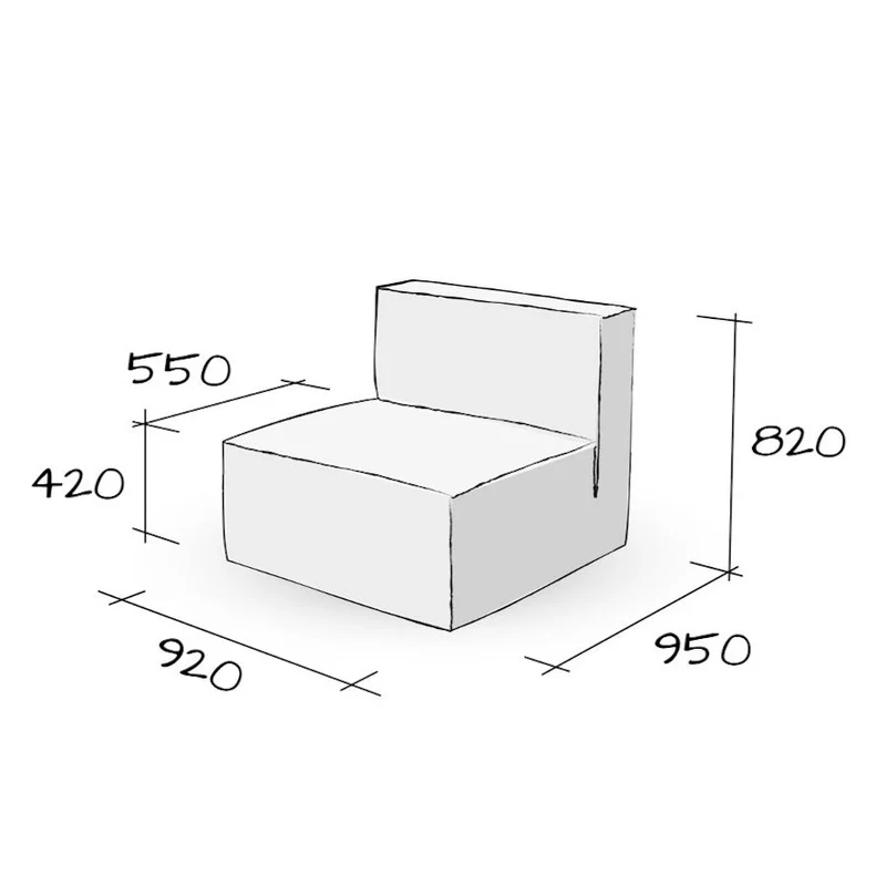 Canapé modulable Asato