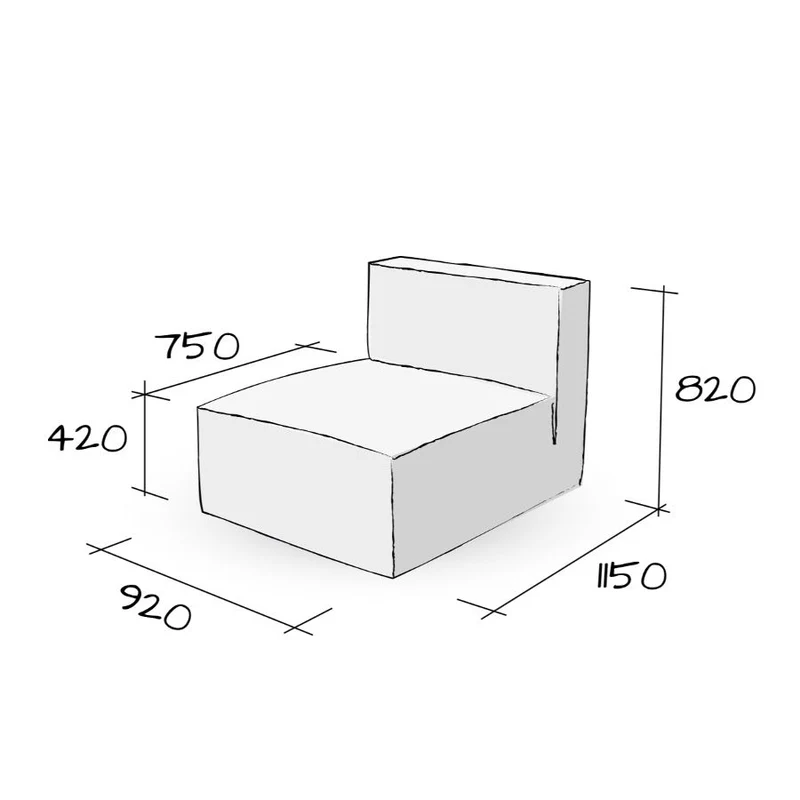 Canapé modulable Asato