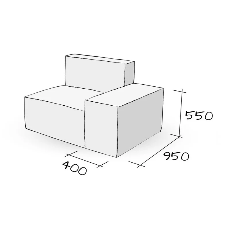 Canapé modulable Asato