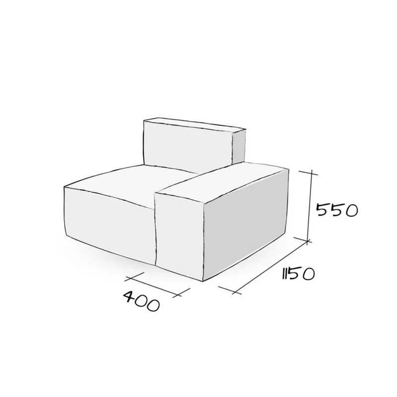 Canapé modulable Asato