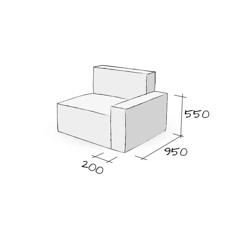 Canapé modulable Asato