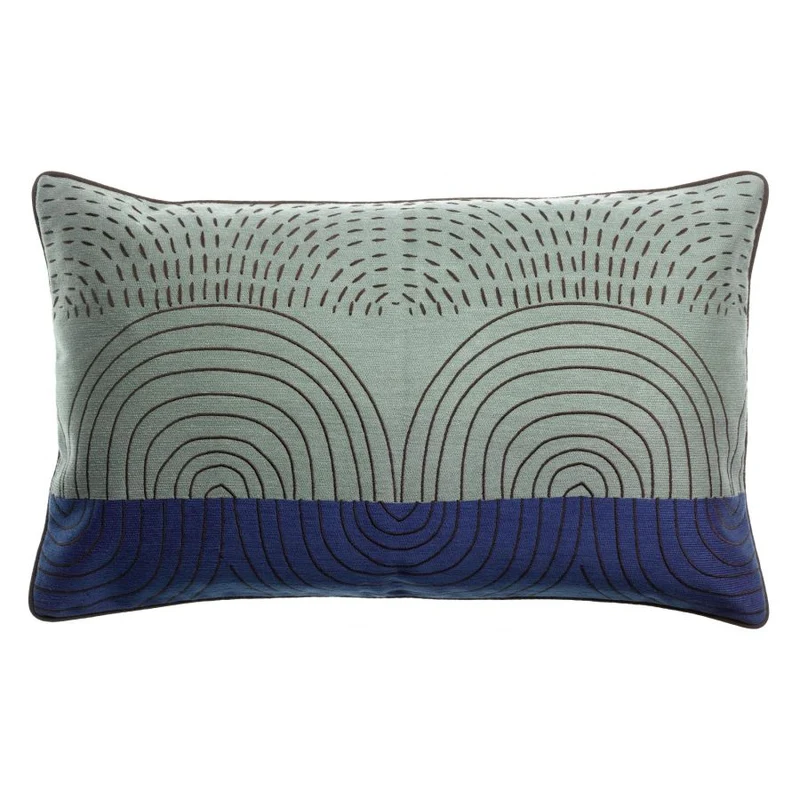 Coussin brodé Etna Touareg