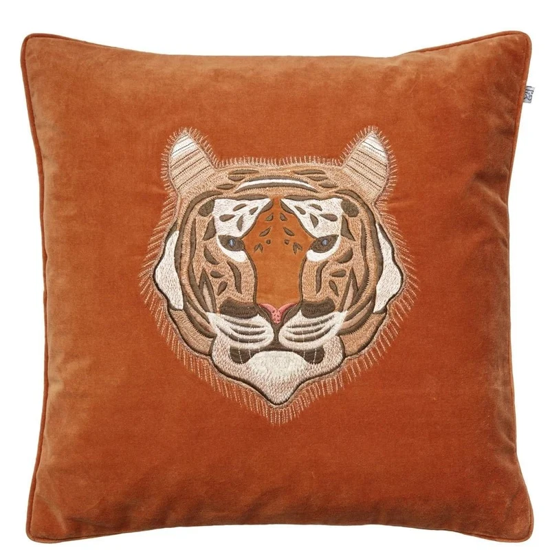 Coussin velours Tiger