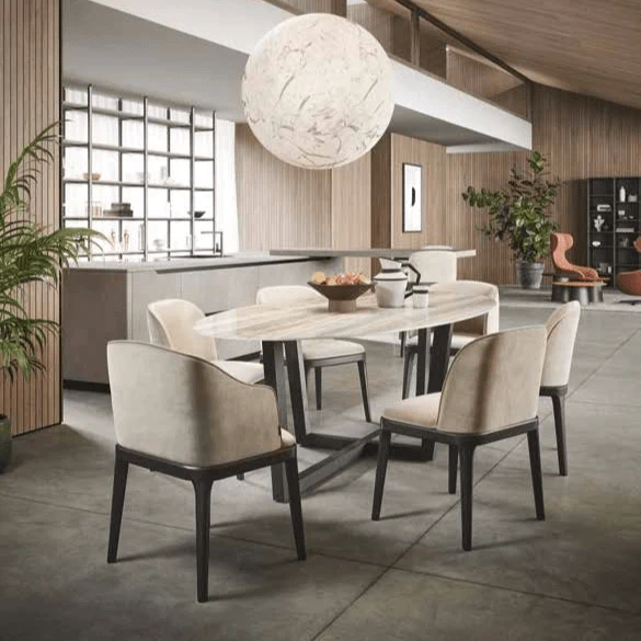Table de repas ovale FenShui