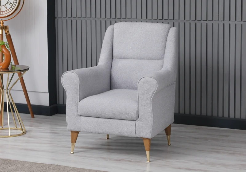 Canapé tissu bleu nuit design moderne – LUXO