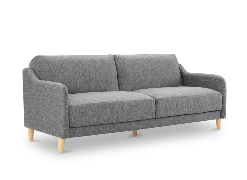 Canapé clic clac 3 places en tissu gris foncé MARLON