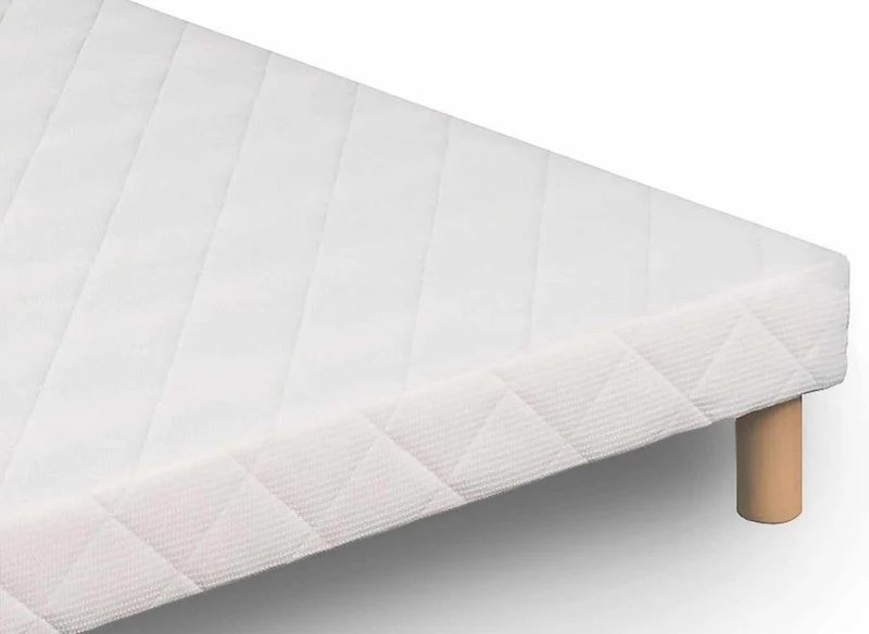 Ensemble 160x200 sommier tapissier & Matelas mousse ferme 15 cm - WOLK