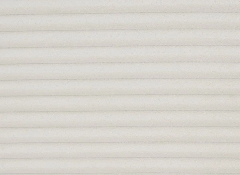 Canapé d'angle convertible avec coffre en velours gros côtelé doux beige TILDA - Angle droit