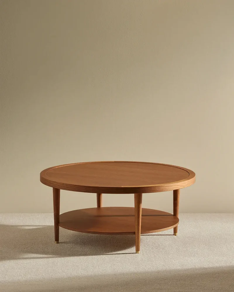 Table Basse Ronde Puzzle