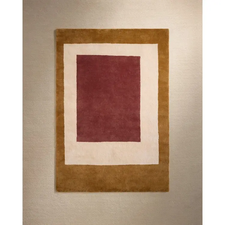 Tapis Sequence Ocre
