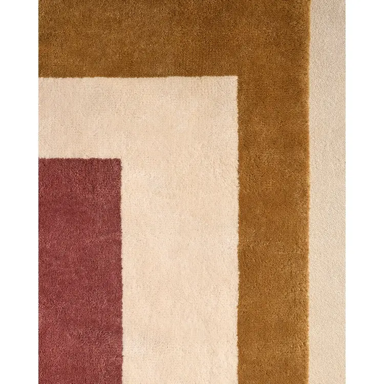 Tapis Sequence Ocre