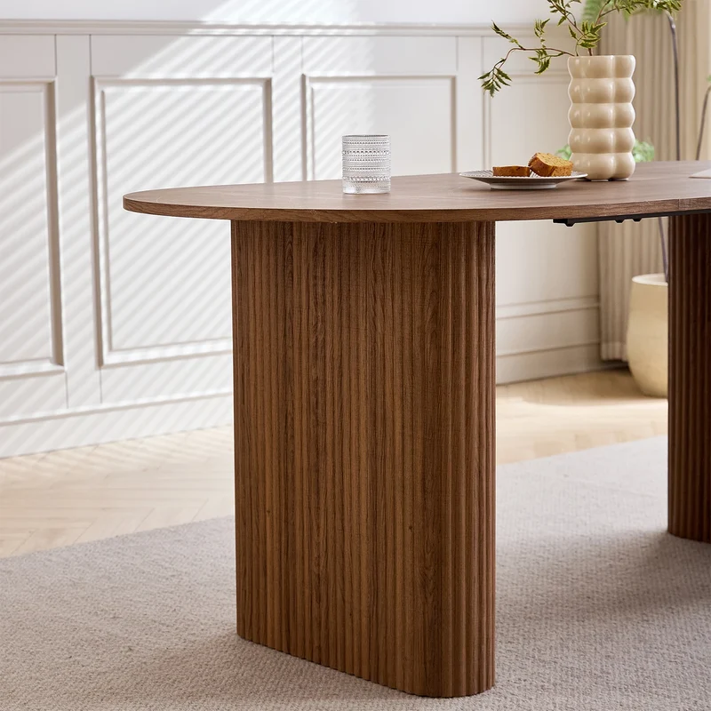 Table de salle à manger Prudence — bois, design contemporain