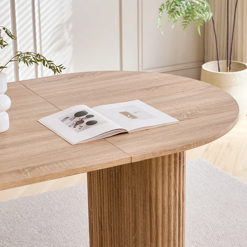 Table de salle à manger Prudence — bois, design contemporain