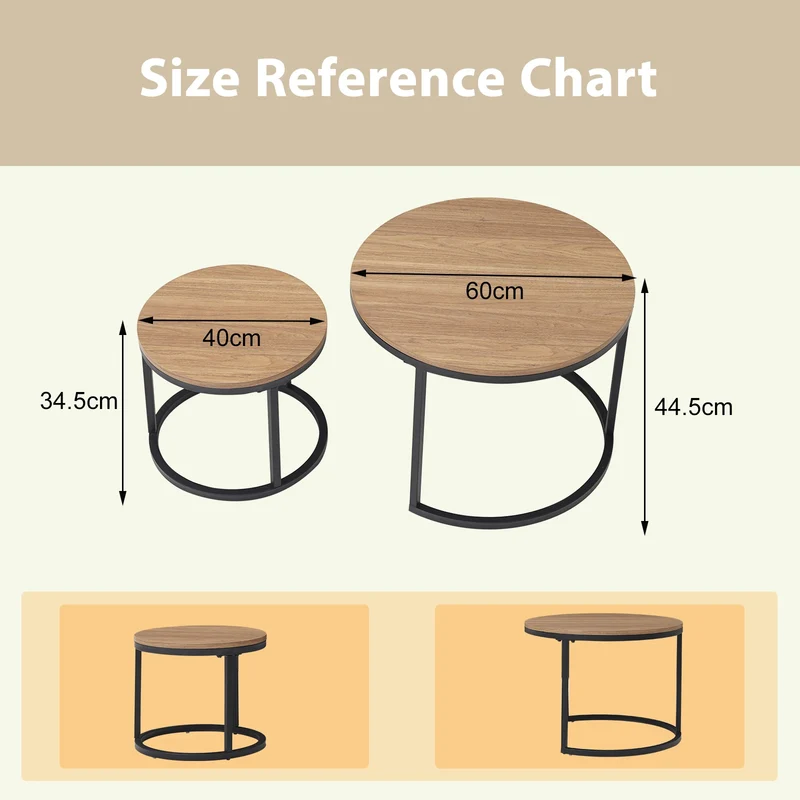 Table basse Marion — style nordique
