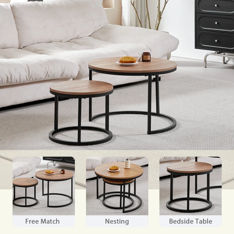 Table basse Marion — style nordique